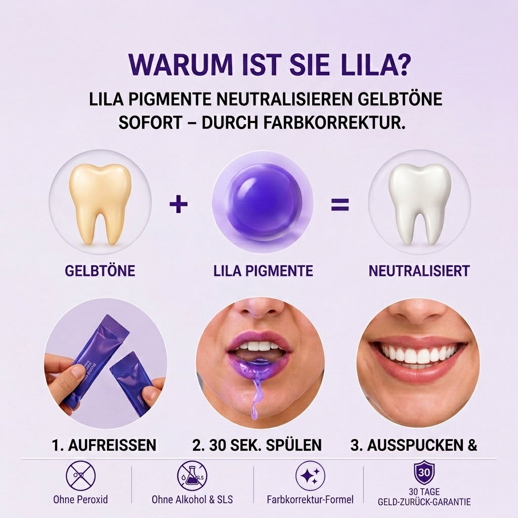 Lila Mundspülung