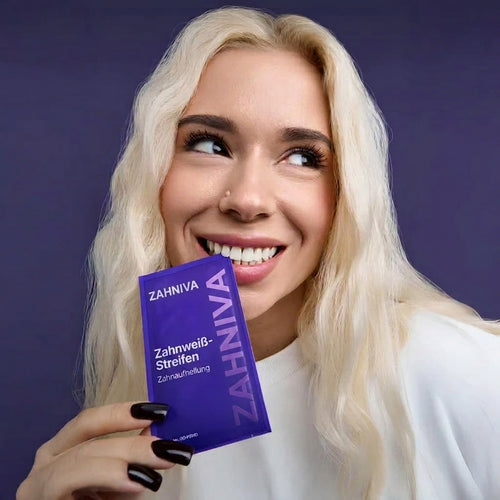 Lila Whitening-Streifen
