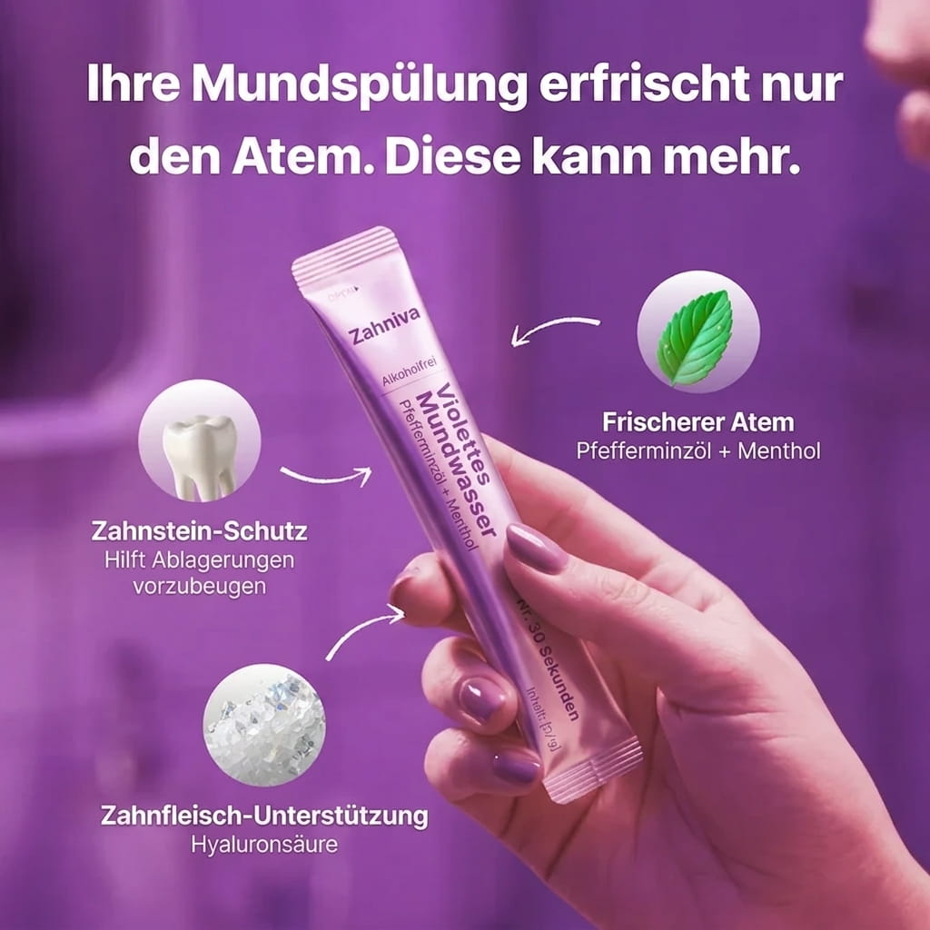 Lila Mundspülung